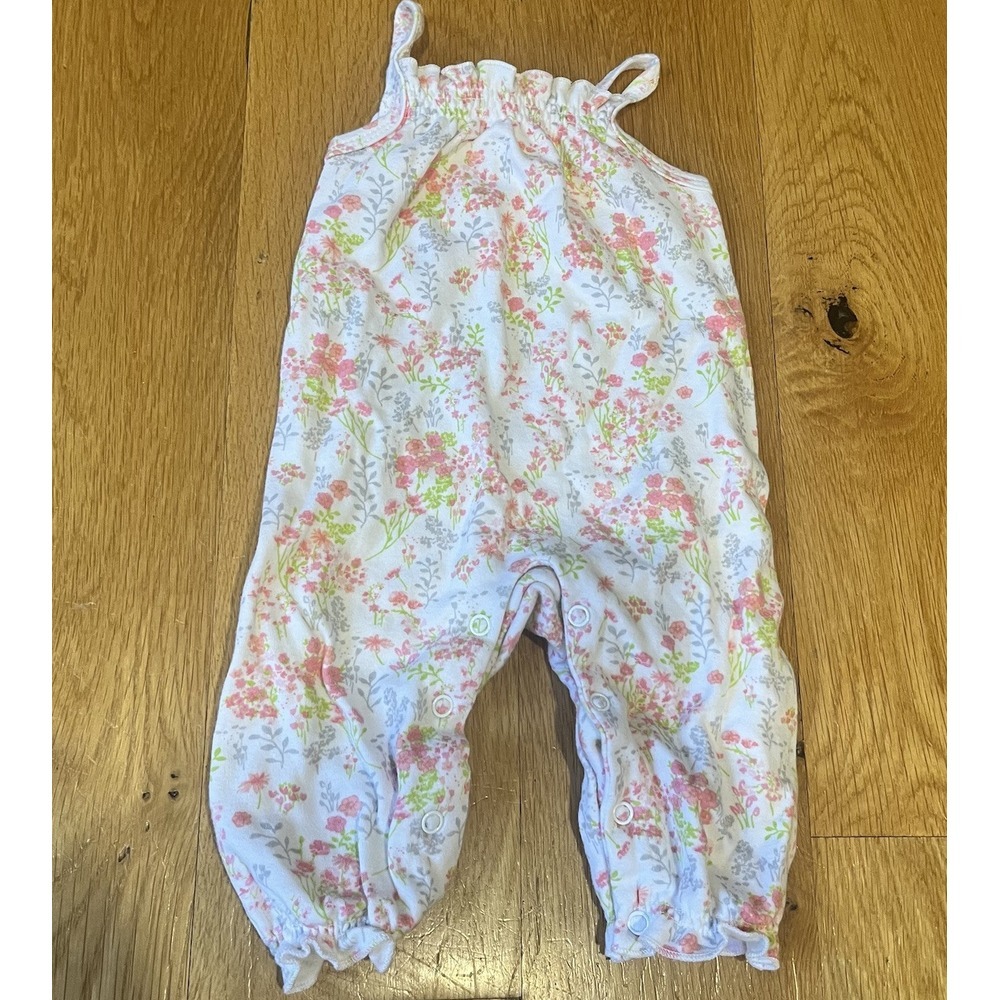 Laura Ashley Baby 3-6 Months Cotton Floral One Piece Romper‎